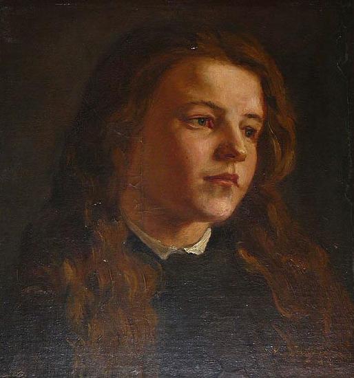 Knud Bergslien Julie painted in 1873 oil painting image